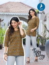Terry Berry By Kaya Cotton Camric Wholesale Western Ladies Top Suppliers In Mumbai